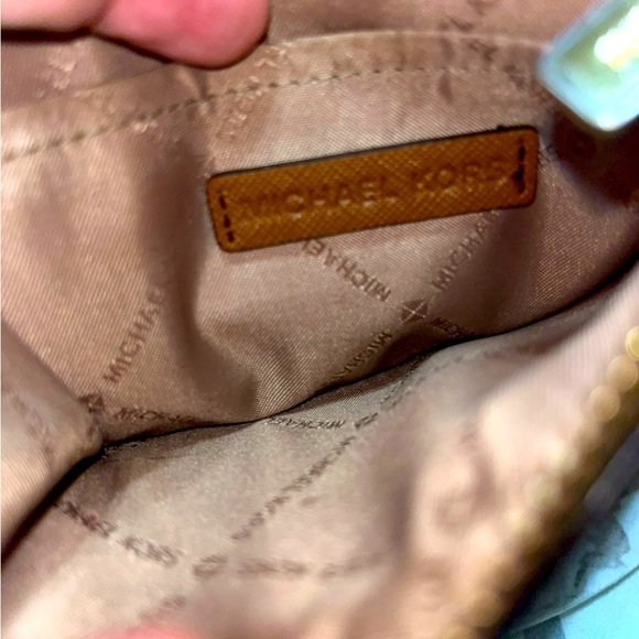 Michael Kors Jet Set Travel Sm. Top Zip Coin Pouch w/ID Holder Saffiano Leather - Picture 3 of 12